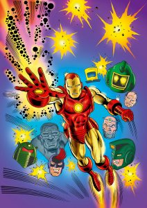 Iron Man coloured by Junior Tomlin for Marvel Comics