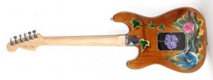 Product Design, guitar decorated by Junior Tomlin