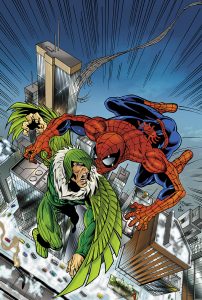 Spectacular Spider-man Comic coloured by Junior Tomlin for Marvel