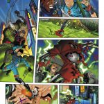 Action Man coloured by Junior Tomlin for Marvel Comics