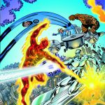 Fantastic Four coloured by Junior Tomlin for Marvel Comics
