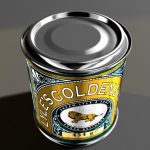 3D model visualisation of Tate & Lyle treacle by Junior Tomlin