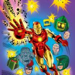 Iron Man coloured by Junior Tomlin for Marvel Comics