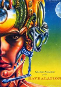 Ravealation Rave flyer by Junior Tomlin